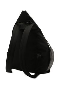 MONCLER - Czarny plecak Thunder. Kolor: czarny. Materiał: materiał