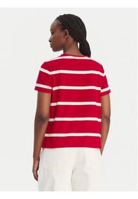 TOMMY HILFIGER - Tommy Hilfiger T-Shirt Script WW0WW47809 Czerwony Regular Fit. Kolor: czerwony. Materiał: bawełna #4