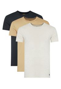 Polo Ralph Lauren Komplet 3 t-shirtów 714830304044 Kolorowy Slim Fit. Typ kołnierza: polo. Materiał: bawełna. Wzór: kolorowy