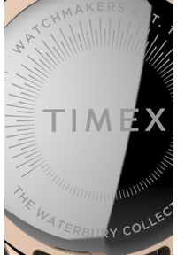Timex zegarek TW2T86800 Waterbury Legacy. Kolor: różowy. Materiał: materiał #5