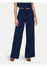 only - ONLY Spodnie materiałowe Leoni 15367285 Granatowy Regular Fit. Kolor: niebieski. Materiał: bawełna #1