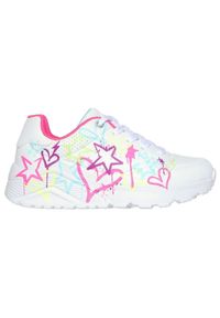 skechers - Chaussures Fille UNO LITE - MY DRIP WMN Blanc Blanc Skechers. Okazja: na co dzień. Kolor: biały #1