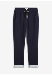 bonprix - Dżinsy dresowe regular fit, straight. Okazja: na co dzień. Kolor: niebieski. Styl: casual #1