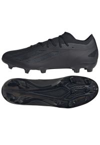 Adidas - Buty piłkarskie adidas X Crazyfast.2 Fg M GY7424 czarne. Zapięcie: sznurówki. Kolor: czarny. Materiał: syntetyk, guma. Sport: piłka nożna