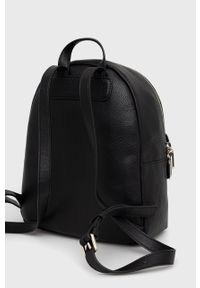Calvin Klein plecak damski kolor czarny mały gładki. Kolor: czarny. Wzór: gładki