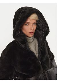 Blauer Płaszcz zimowy 24WBLDK02556 Czarny Regular Fit. Kolor: czarny. Materiał: syntetyk. Sezon: zima #5