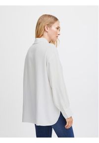 Fransa Koszula 20612465 Biały Regular Fit. Kolor: biały. Materiał: wiskoza #4
