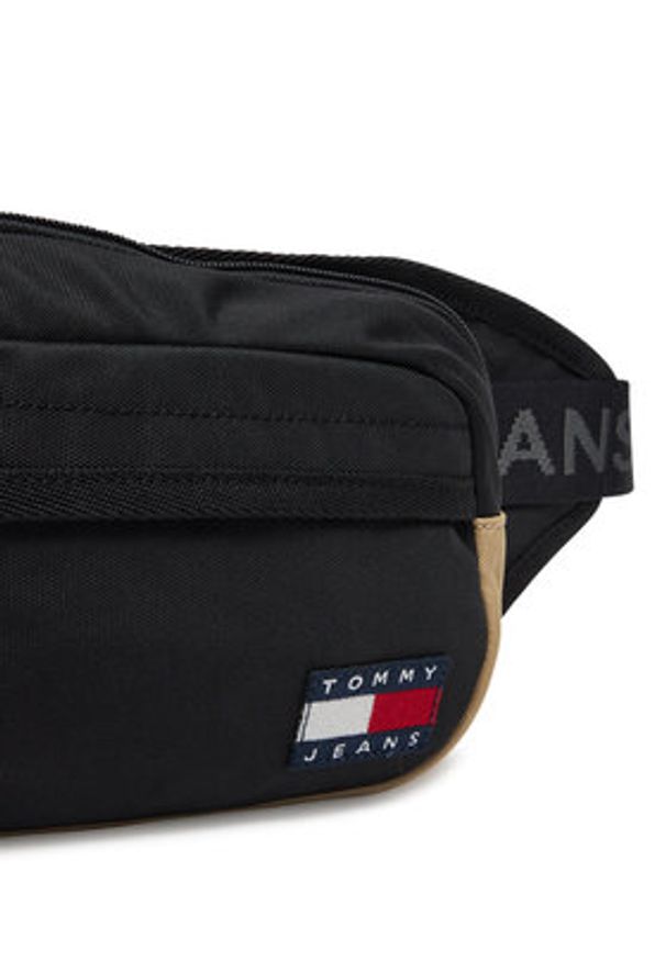 Tommy Jeans Saszetka nerka AM0AM13267 Czarny. Kolor: czarny. Materiał: materiał
