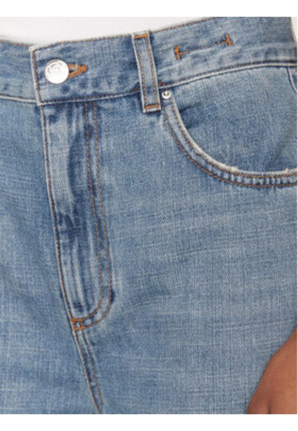 Marella Jeansy Wleg1 2513181074 Niebieski Wide Leg. Kolor: niebieski