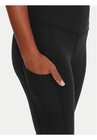 Roxy Legginsy Heart Into It Ankle ERJNP03690 Czarny Slim Fit. Kolor: czarny. Materiał: syntetyk