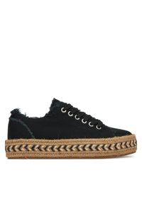 DeeZee Espadryle ZYKS305 Czarny. Kolor: czarny. Materiał: materiał