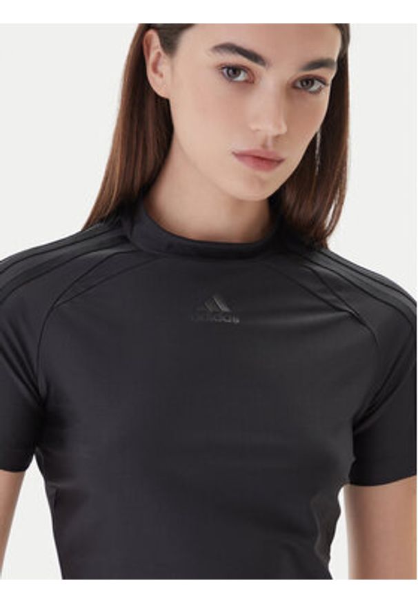 Adidas - adidas T-Shirt Teamgeist adicolor Baby JZ8278 Czarny Slim Fit. Kolor: czarny. Materiał: syntetyk