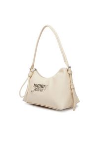 Tommy Jeans Torebka Metal Logo Shoulder Bag AW0AW18468 Biały. Kolor: biały. Materiał: skórzane #4