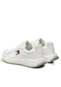 Tommy Jeans Sneakersy Tjm Runner Full Leather Ess EM0EM01445 Biały. Kolor: biały. Materiał: materiał