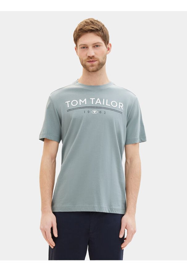 Tom Tailor T-Shirt 1040988 Szary Regular Fit. Kolor: szary. Materiał: bawełna