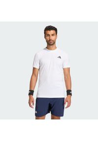 Adidas - Koszulka Tenisowa Climacool+ Airchill Freelift. Kolor: biały. Technologia: ClimaCool (Adidas). Sport: tenis #1