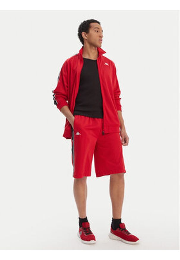 Kappa Szorty sportowe Banda Treadwellz 304KQ20 Czerwony Regular Fit. Kolor: czerwony. Materiał: syntetyk. Styl: sportowy