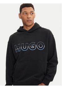 Hugo - HUGO Bluza Nogudi 50549151 Czarny Regular Fit. Kolor: czarny. Materiał: bawełna #3