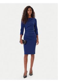 Rinascimento Sukienka koktajlowa CFC0126154003 Granatowy Slim Fit. Kolor: niebieski. Materiał: syntetyk. Styl: wizytowy #5