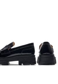 Badura Loafersy VILA-2876 Czarny. Kolor: czarny. Materiał: skóra #5