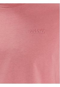 outhorn - Outhorn T-Shirt TTSHM453 Różowy Regular Fit. Kolor: różowy. Materiał: bawełna #3