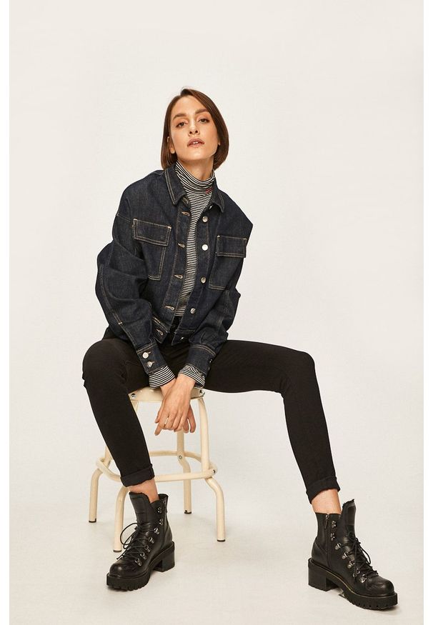 Levi's® - Levi's - Jeansy 711. Okazja: na spotkanie biznesowe. Kolor: czarny. Styl: biznesowy