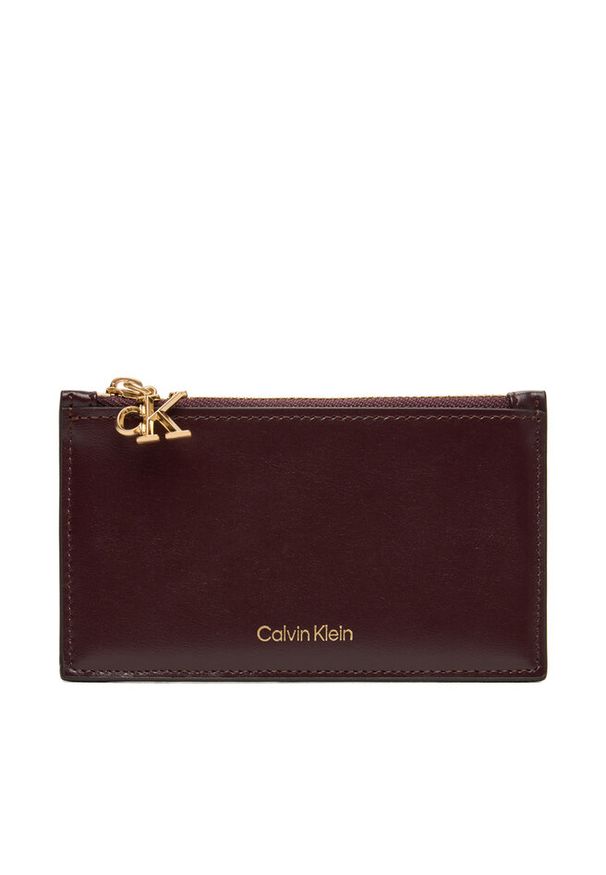 Etui na karty kredytowe Calvin Klein. Kolor: czerwony