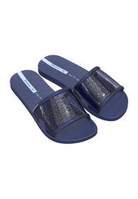Klapki damskie Ipanema Renova. Kolor: niebieski. Styl: sportowy