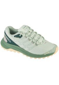 Merrell - Buty do biegania damskie, Fly Strike. Kolor: zielony. Materiał: guma, materiał, tkanina, syntetyk
