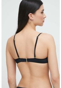 Calvin Klein biustonosz kąpielowy kolor czarny miękka miseczka. Kolor: czarny #5