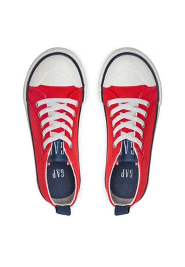 GAP - Gap Trampki Houston Cvs GAL001F5TYPRRDGP Czerwony. Kolor: czerwony. Materiał: materiał