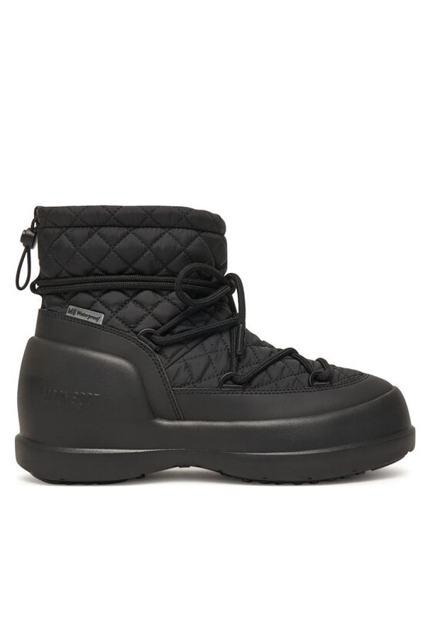 Moon Boot Śniegowce Mb Mezzaluna Quilted Mid Wp 80D2500020 Czarny. Kolor: czarny. Materiał: materiał
