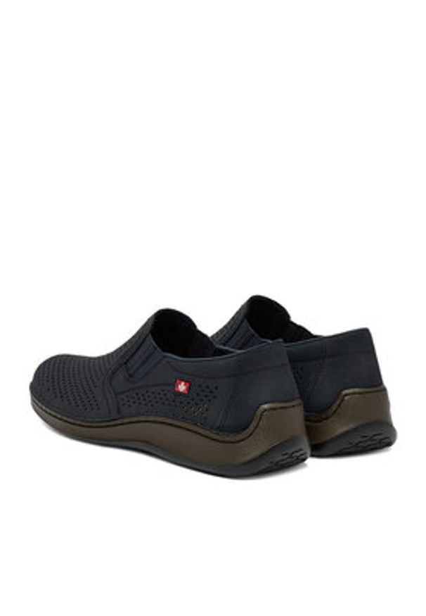 Rieker Półbuty CEO-05297-14 Granatowy. Kolor: niebieski. Materiał: syntetyk, skóra