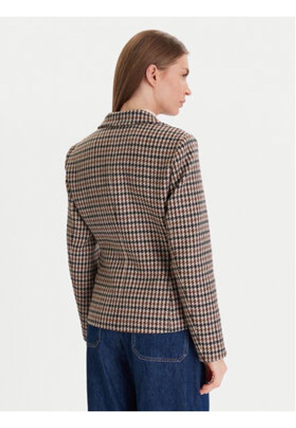 TOMMY HILFIGER - Tommy Hilfiger Marynarka Heritage WW0WW48266 Beżowy Regular Fit. Kolor: beżowy. Materiał: wełna