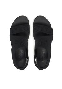 skechers - Skechers Sandały Arch Fit-Brightest Day 119458/BBK Czarny. Kolor: czarny. Materiał: materiał #4