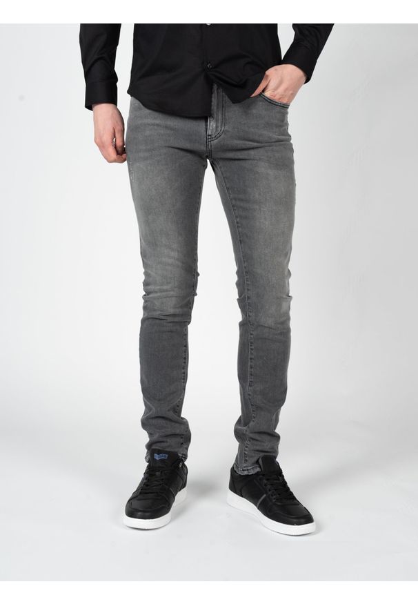 Iceberg Jeansy | 2SK36004 | Mężczyzna | Szary. Okazja: na co dzień. Kolor: szary. Wzór: aplikacja. Styl: elegancki, casual