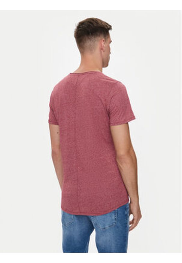 Tommy Jeans T-Shirt Jaspe DM0DM09587 Czerwony Slim Fit. Kolor: czerwony. Materiał: bawełna, syntetyk