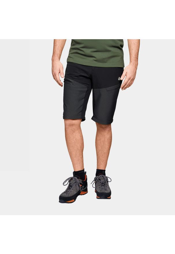 Spodnie trekkingowe męskie odpinana nogawka Alpinus Gisarak. Kolor: szary, wielokolorowy, czarny. Sport: turystyka piesza