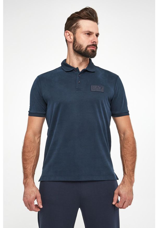 EA7 Emporio Armani - Polo męskie EA7 EMPORIO ARMANI. Typ kołnierza: polo