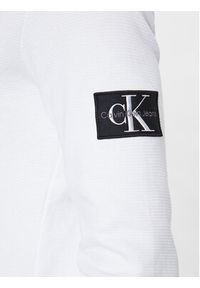 Calvin Klein Jeans Bluza J30J323485 Biały Regular Fit. Kolor: biały. Materiał: bawełna