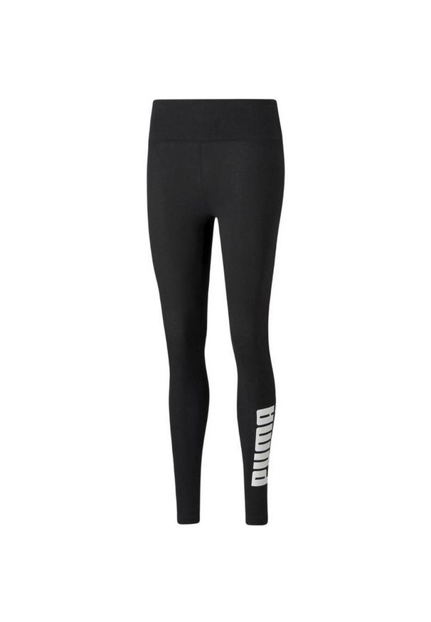 Puma - Legginsy Damskie Logo Power. Kolor: czarny. Sport: turystyka piesza