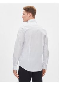 Calvin Klein Koszula K10K112311 Biały Slim Fit. Kolor: biały. Materiał: bawełna