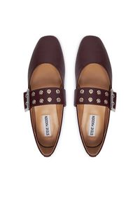 Steve Madden Baleriny Atlantica SM11004770 Bordowy. Kolor: czerwony. Materiał: zamsz, skóra #7