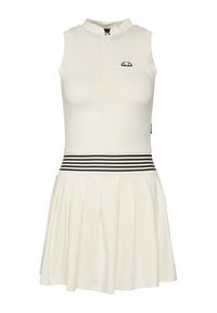Ellesse Sukienka codzienna Medusa SGZ21966 Biały Slim Fit. Okazja: na co dzień. Kolor: biały. Materiał: syntetyk. Typ sukienki: proste. Styl: casual #4
