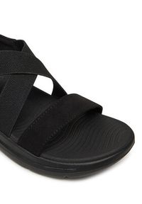skechers - Skechers Sandały Go Walk Arch Fit Sandal-Treasured 140257/BBK Czarny. Kolor: czarny. Materiał: materiał #3