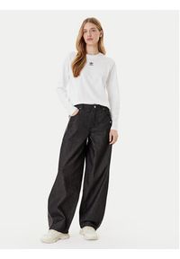 Adidas - adidas Bluzka Essentials JW7454 Biały Regular Fit. Kolor: biały. Materiał: bawełna #3