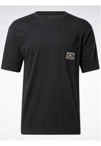 Reebok T-Shirt Basketball Heavyweight Pocket HU2012 Czarny Oversize. Kolor: czarny. Materiał: bawełna #3