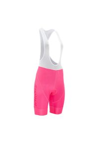 Dziecięce spodenki na szelkach Silvini Sueli. Kolor: różowy, wielokolorowy, biały. Sport: kolarstwo #1
