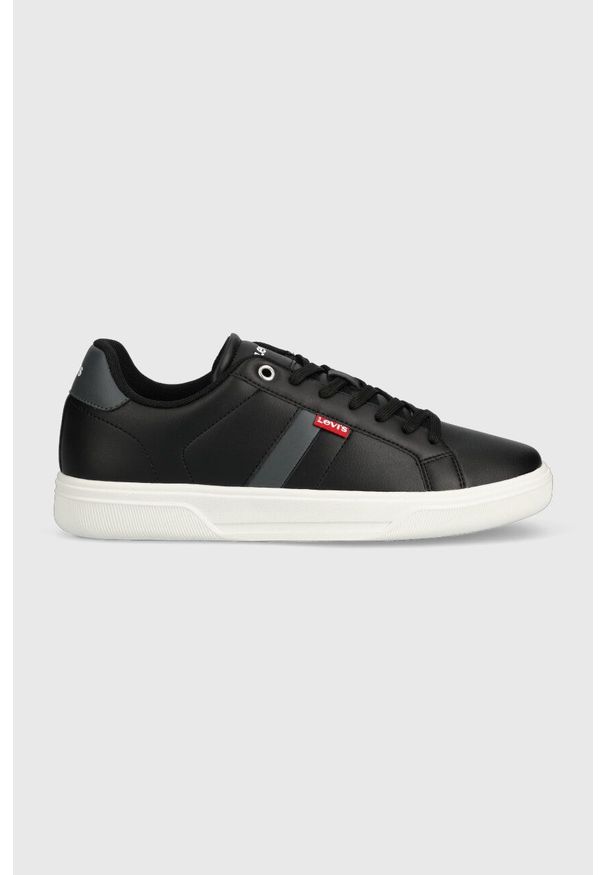 Levi's® - Levi's sneakersy ARCHIE kolor czarny 235431.59. Okazja: na spotkanie biznesowe. Nosek buta: okrągły. Kolor: czarny. Materiał: guma