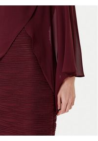Joseph Ribkoff Sukienka koktajlowa 251720F25 Bordowy Regular Fit. Kolor: czerwony. Materiał: syntetyk. Styl: wizytowy #5